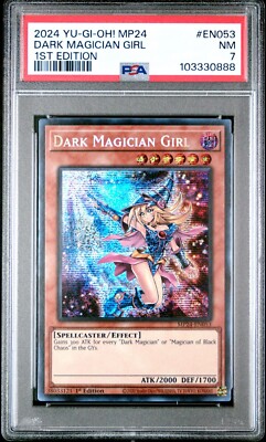 Dark Magician Girl - PSA 7 - MP24-EN053 - Prismatic Secret Rare - Yugioh-image