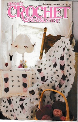 Annie's Crochet Newsletter Magazine July-August 1987 No. 28-image