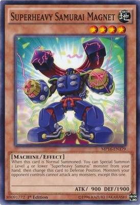 Superheavy Samurai Magnet - MP16-EN179 - Common - 1st Edition - Moderately Playe-image
