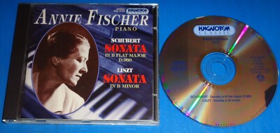Annie Fischer SCHUBERT Sonata D.960 LISZT Sonata in B minor - Hungaroton CD-image