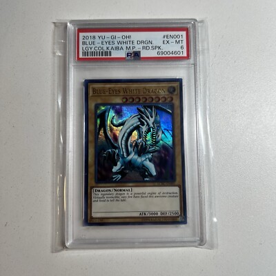 2016 Yu-Gi-Oh Blue-Eyes White Dragon LDK2-ENK01 LEG. DK Ii Kaiba DK R.S. PSA 9-image