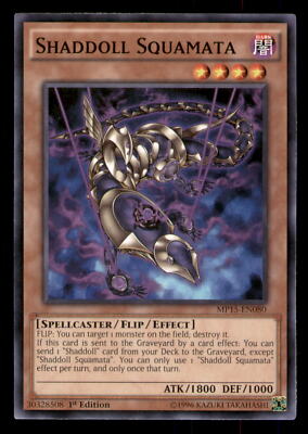 Yugioh Shaddoll Squamata #MP15-EN080 2015 Mega-Tins Mega Pack LP-image