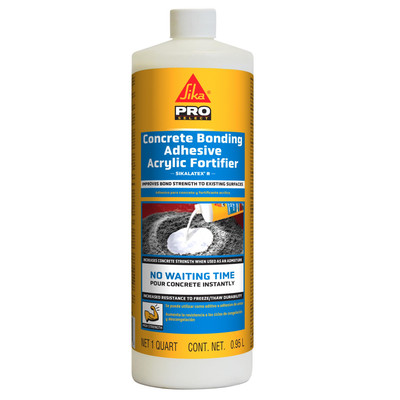 SikaLatex R Acrylic Polymer Latex Sealant Bonding Grout 1 Quart White-image