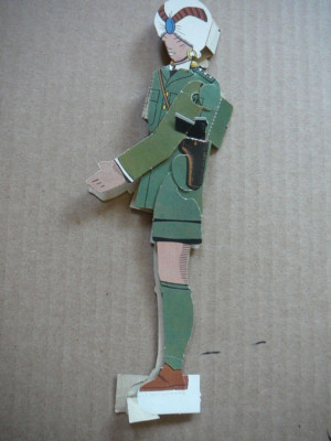 PUNJAB of LITTLE ORPHAN ANNIE - Vintage Paper Punch-Out Figure 3-D - 9