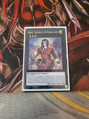 YUGIOH TCG DANTE, TRAVELER OF THE BURNING ABYSS MP15-EN121 SECRET 1ST EDITION -image