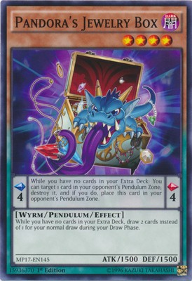 Pandora's Jewelry Box - MP17-EN145 - Common - 1st Edition Near Mint 2017 Mega Ti-image