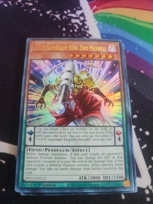 MP22-EN112 D/D/D Supersight King Zero Maxwell Ultra Rare 1st Edition YuGiOh Card-image
