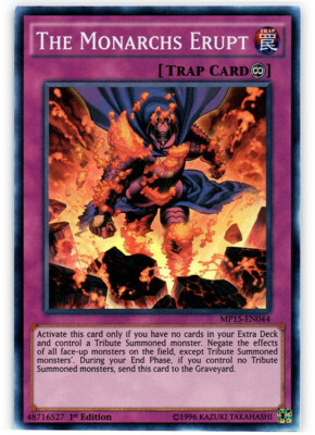 The Monarchs Erupt - MP15-EN044 - Super Rare - 1st Edition NM YuGiOh!  2015 Mega-image