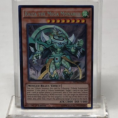 YuGiOh! RAIZA THE MEGA MONARCH: MP15-EN091 SECRET RARE 1st Edition MP-image