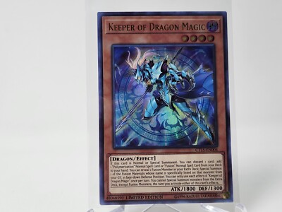 Yu-Gi-Oh Keeper of Dragon Magic CT15-EN004 Limited Edition Ultra Rare NM-image