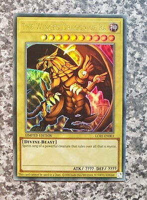 Yugioh LC01-EN003 The Winged Dragon of Ra Ultra Rare Limited Edition MINT-image