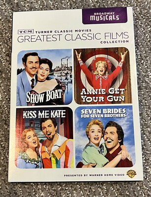 TCM Classics: Broadway Musicals (DVD 4-Disc Set) Annie Get Your Gun Show Boat +-image