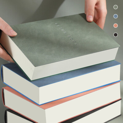 736 Pages Thick Journal PU Leather A5 Notebook Paper Writing Diary Planner-image