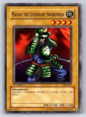 Starter Deck: Joey #SDJ-007 Masaki the Legendary Swordsman 1st Edition Yu-Gi-Oh!-image