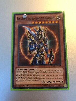1x Black Luster Soldier - Envoy of the Beginning YGLD-ENA02 1st - LP/EX Yugioh!-image