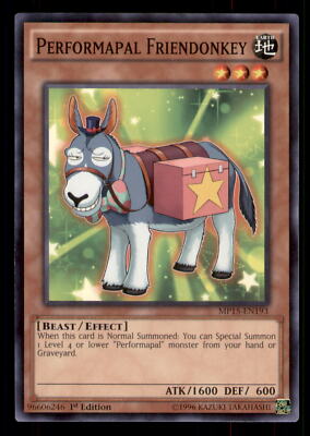 Yugioh Performapal Friendonkey #MP15-EN193 2015 Mega-Tins Mega Pack LP-image