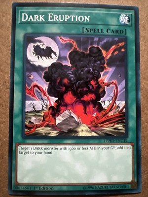 YuGiOh Legendary Hero Decks - Dark Eruption LEHD-ENC19 - 1st Edition -image