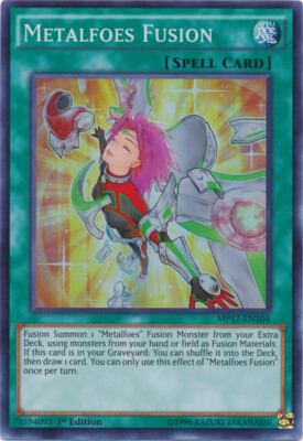 Metalfoes Fusion - MP17-EN104 - Super Rare - 1st Edition LP YuGiOh!  2017 Mega-T-image