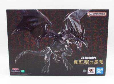 S.H.MonsterArts Yu-Gi-Oh! Red Eyes Black Dragon BANDAI Action Figure New From Jp-image