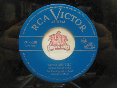 Pee Wee King – Silver And Gold / Ragtime Annie Lee, 45 RPM EX (27F)-image