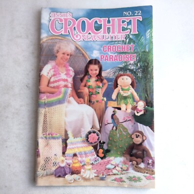Annie's Crochet Newsletter Number 22 Crochet Paradise July August 1986-image