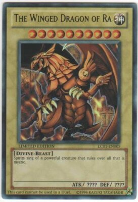 Yugioh! LP The Winged Dragon of Ra - LC01-EN003 - Ultra Rare - Limited Edition L-image