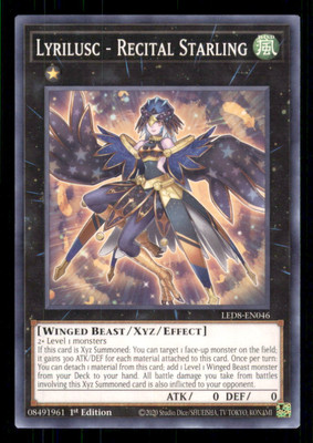 Yugioh Lyrilusc #LED8-EN046 Legendary Duelists: Synchro Storm LP-image
