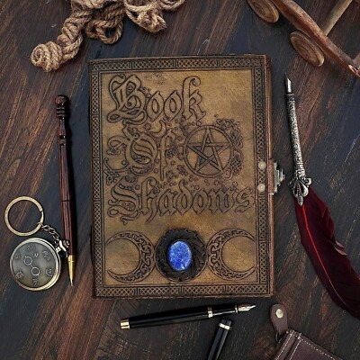 Rustic Leather Sketch book Vintage 200 page Dairy Travellers Notebook Gift-image