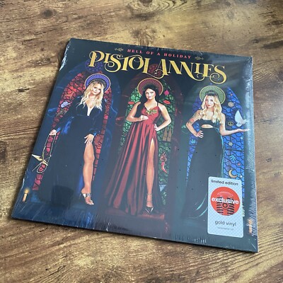 PISTOL ANNIES Hell of a Holiday GOLD VINYL LP LIMITED EDITION SEALED MINT-image