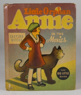 BIG LITTLE BOOK  Little Orphan Annie in the Movies #1416 1937 Whitman BLB-image
