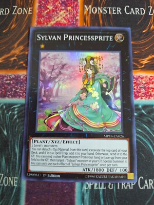 Yu-Gi-Oh! Sylvan Princessprite MP18-EN026 Super Rare 1st Edition Near Mint-image
