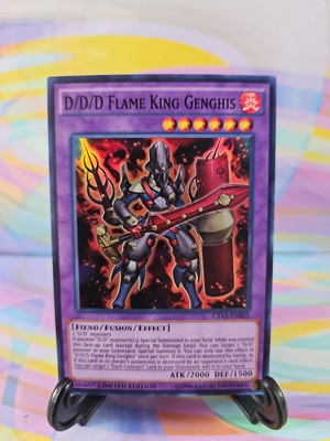 Yu-Gi-Oh TCG Card | D/D/D Flame King Genghis CT13-EN005 Limited Edition-image