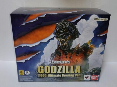 S.H.MonsterArts Godzilla 1995 Ultimate Burning Ver. Figure BANDAI Japan-image