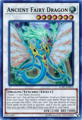 Yu-Gi-Oh Card - LCKC-EN070 - ANCIENT FAIRY DRAGON (ultra rare holo) - NM/Mint-image