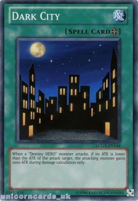 Dark City - LCGX-EN144 - Common - Unlimited Edition - Heavily Played-image