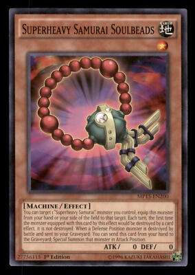Yugioh Superheavy Samurai Soulbeads #MP15-EN200 2015 Mega-Tins Mega Pack LP-image