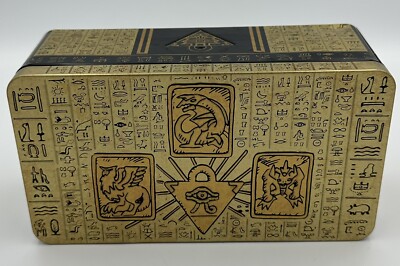 YUGIOH EMPTY Mega Tin 2022 The Pharaoh’s Gods NO PACKS ONLY TIN-image