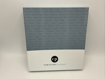 The Christian Planner Blue 2025 Spiral Bound-image