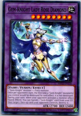 Yu-Gi-Oh Yugioh Gem-Knight Lady Rose Diamond MP23-EN134 Mega Tin Dueling Heroes-image