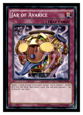 2016 Yu-Gi-Oh! #LDK2-ENK38 Jar of Avarice-image
