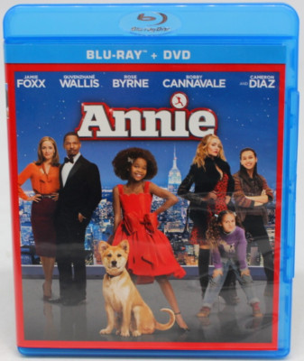 Annie Movie Blu Ray and DVD 2014 Family Children Jamie Foxx Quvenzhane Walls-image