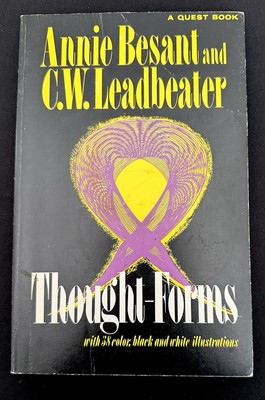 Thought Forms by Annie Besant - 1980 Paperback - Metaphysical, Occult Vintage-image