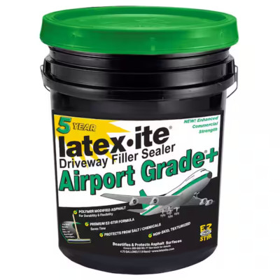 Latex-ite Driveway Sealer 4.75 Gal Asphalt Filler Blacktop Repair Fast DryingLat-image