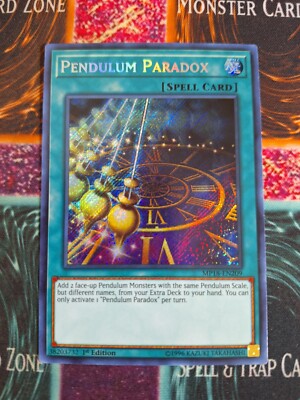 Yu-Gi-Oh! TCG Pendulum Paradox MP18-EN209 Secret Rare 1st Edition Near Mint-image