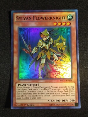Yu-Gi-Oh! Sylvan Flowerknight MP14-EN199 1st Super Rare NM-image