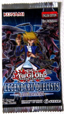 YuGiOh Legendary Duelists TCG 1st Lite English Edition 3 Card Booster Pack CCG-image