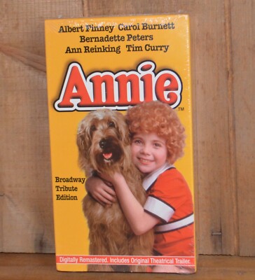 Annie (1982) New Sealed VHS Video Tape Movie Broadway Tribute Edition Musical-image