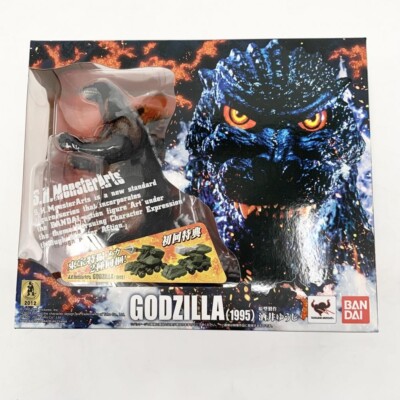 S.H.MonsterArts Burning Godzilla 1995 FIRST RELEASE Bandai Tamashii Nations Used-image