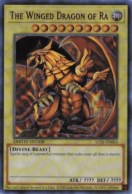 Yu-Gi-Oh! The Winged Dragon of Ra LC01-EN003 Limited Edition Ultra Rare NM-image