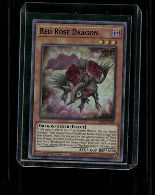 YuGiOh Legendary Duelists: Season 2 #LDS2-EN108 Red Rose Dragon (Blue)-image